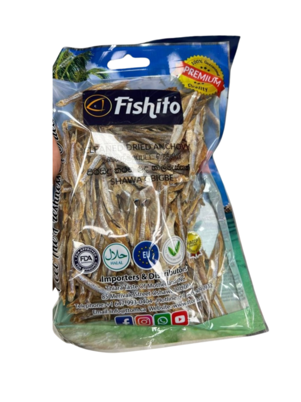 Cleaned Dried Anchovy (පිරිසිදු කරන ලද හාල්මැස්සන්)