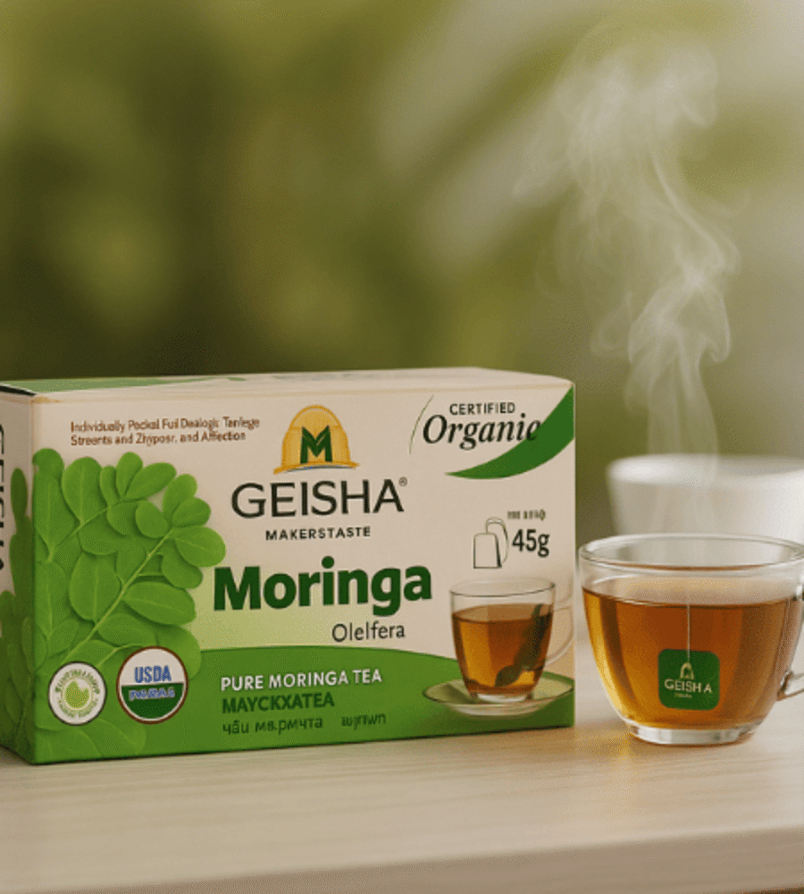 Ceylon Pure Moringa Tea – Natural Herbal Tea with Moringa for Daily Wellness
