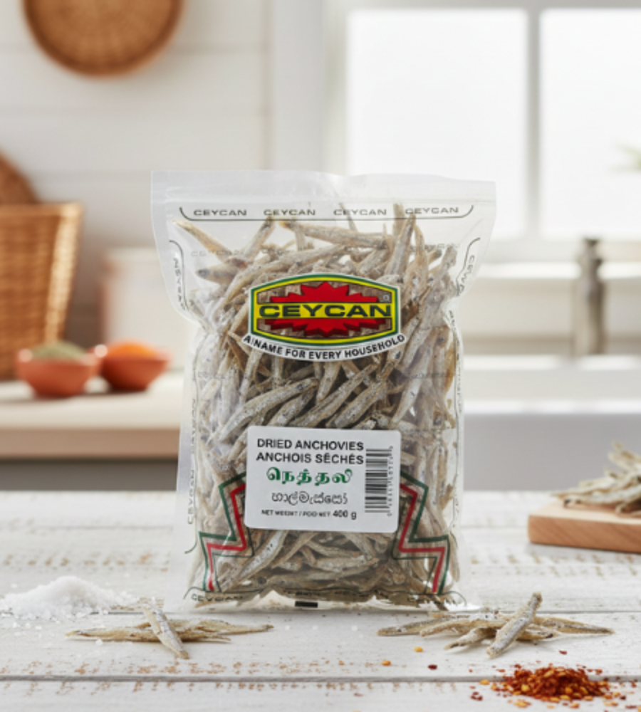 Dried Anchovy/Sprats (හාල්මැස්සන්)-400g