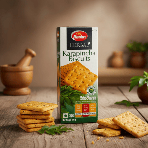 Untitled-design-256.png Munchee Herbal Karapincha Biscuits – Herbal Curry Leaves Biscuits from Sri Lanka - Image 1